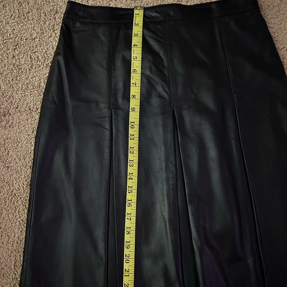Halogen leather skirt - Picture 6 of 7